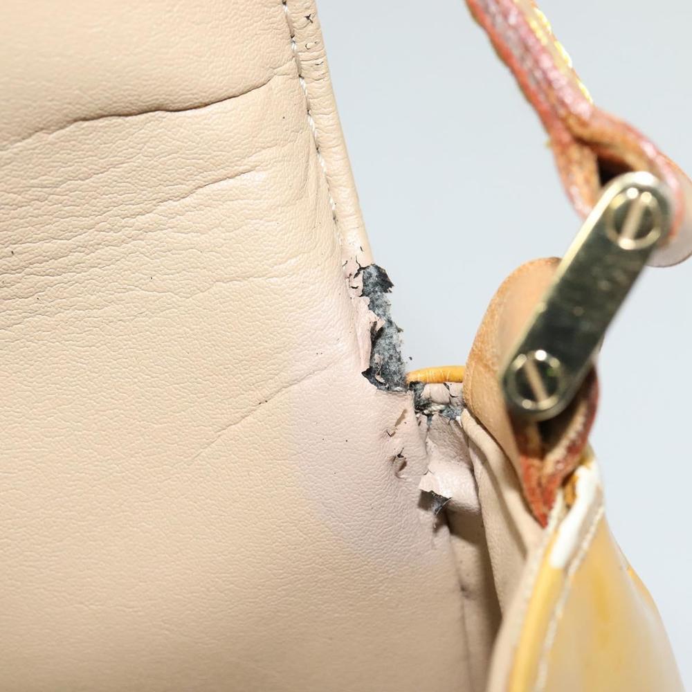 LOUIS VUITTON Monogram Vernis Thompson Street Bag Beige M91301 LV Auth 140666 - Picture 10 of 16
